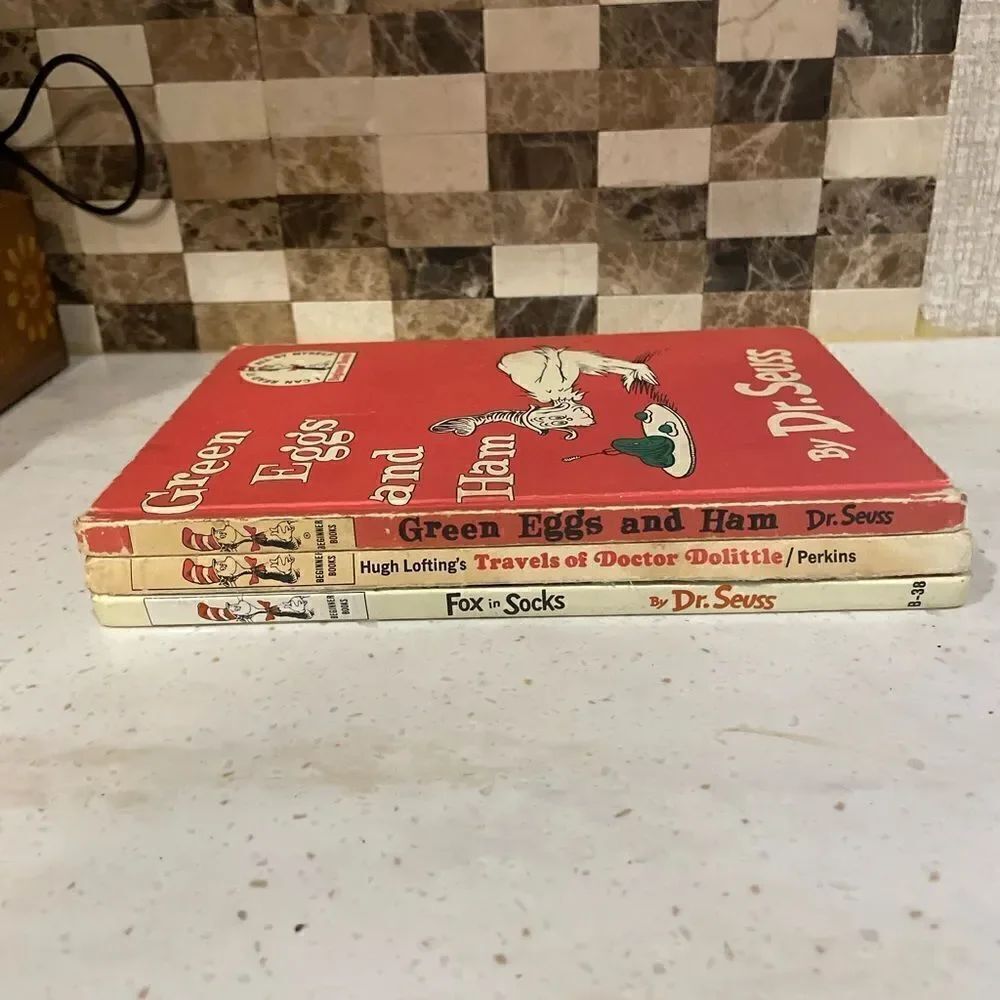 3 Vintage Dr Seuss Books